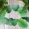 Tropical Party Decorations - 3 Pcs Tropical Leaves Banners, Green Artificial Palm Leaves Garland, Jungle Party Decorations Palm Leaves for Hawaiian Luau Party Supplies